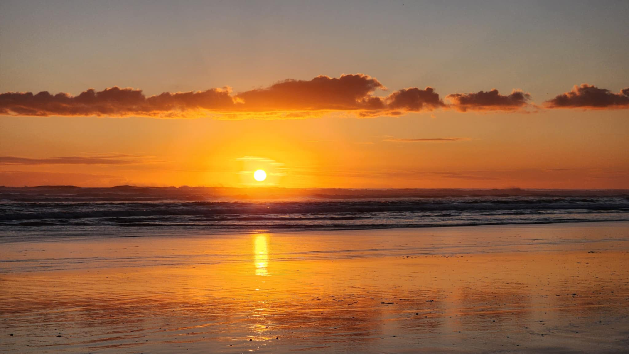 Regain & Restore Venue, Kariotahi Beach Sunset